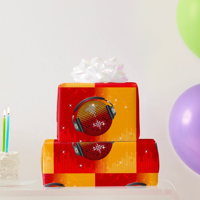 Papier Cadeau Boule Disco Étincelante (Créateur téléchargé)