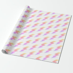 Papier Cadeau Boulon de foudre d'arc-en-ciel
