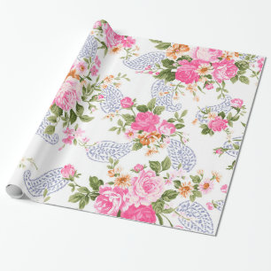 Papier Cadeau Bouquet de Roses
