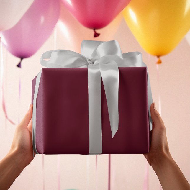 Papier Cadeau Bourgogne foncée (Créateur téléchargé)