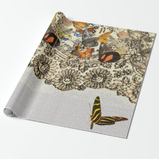 Papier Cadeau BOUTEILLES ET Papier d'enveloppement de LACE