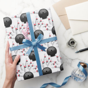 Papier Cadeau Bowling bal Anniversaire