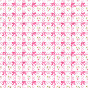 Papier Cadeau Bowling Mahjong Rose & Vert à l'aquarelle