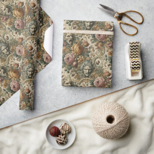 Papier Cadeau Brain Fog - Gothique Floral