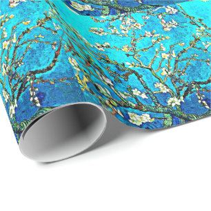 Papier Cadeau Branches d'amandes florissantes par Van Gogh