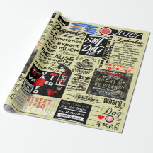 Breaking News Wrapper Paper