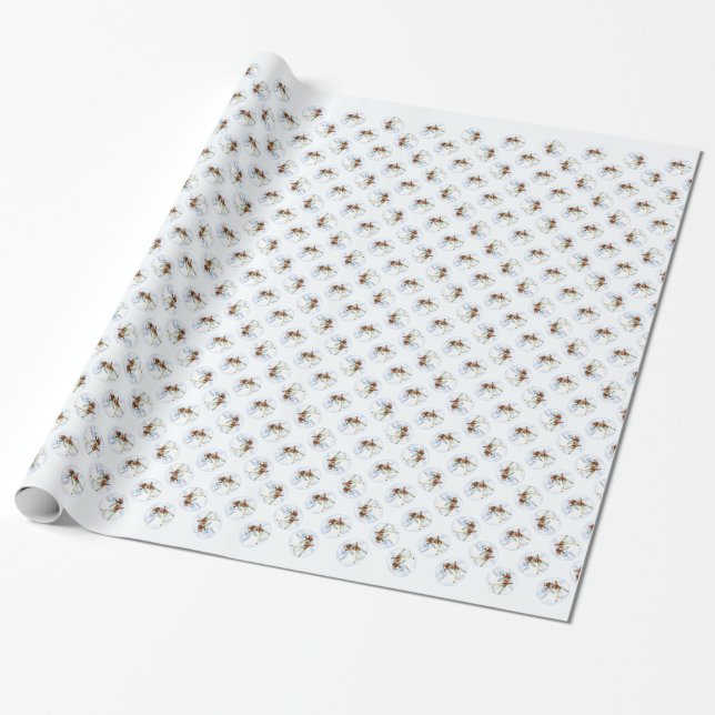 Papier Cadeau Bretagne Espagne Noel (Déroulé)