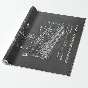 Papier Cadeau Brevet de guitare Fender Steel - Cadeau de guitare