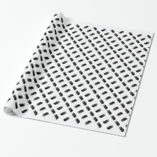 Papier Cadeau Briard (noir) Histoire Conception