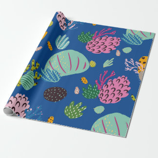 Papier Cadeau Bright underwater seamless pattern with beautiful