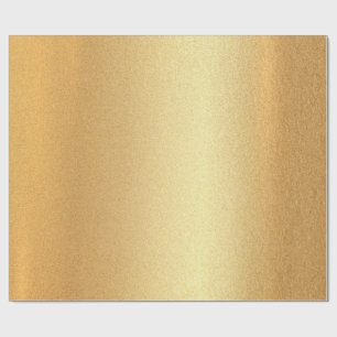 Papier Cadeau Brillant d'or moderne de Faux de parties