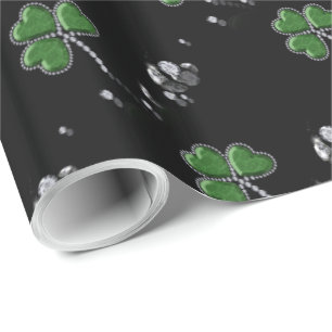 Papier Cadeau Brilliant Happy St. Patrick's Day Diamonds