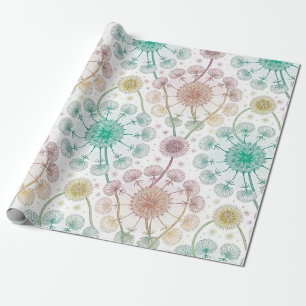 Papier Cadeau Brise de Dandelion Whimsical - Pastel Botanique