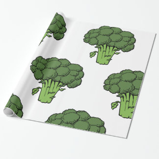 Papier Cadeau Broccoli vert