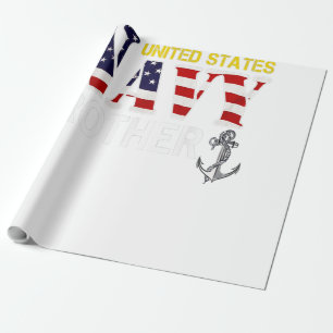 Papier Cadeau Brother de la marine américaine avec cadeau de dra