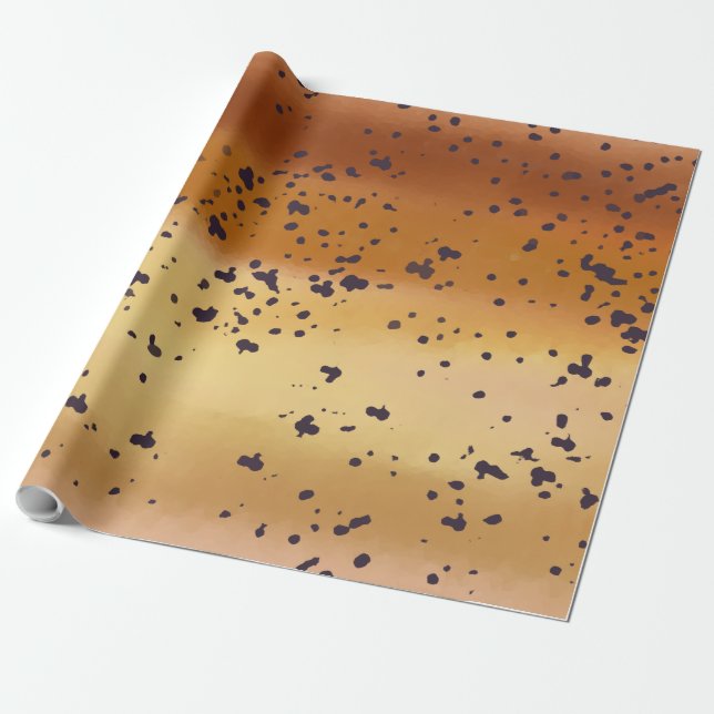 Papier Cadeau Brown truite poisson peau amusant Motif spectateur (Déroulé)