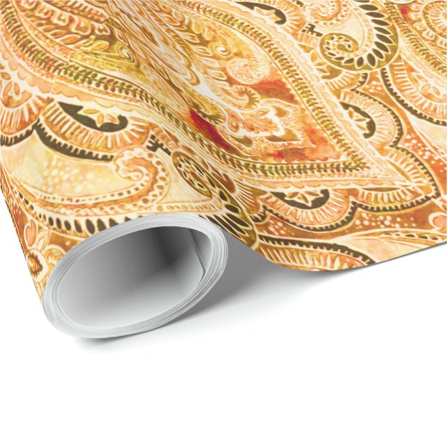 Papier Cadeau Bruxelles Peach (Coin rond)