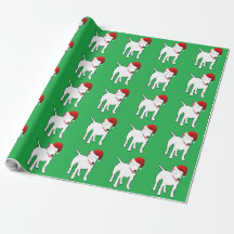 Bull-terrier de Père Noël