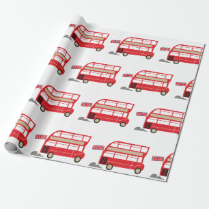 Papier Cadeau Bus de Londres