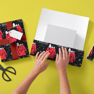 Papier Cadeau cacahuètes Snoopy's Holiday Dreamer