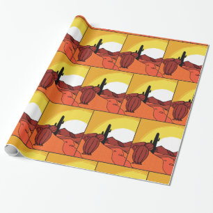 Papier Cadeau Cactus du désert Sunset Thunder_Cove