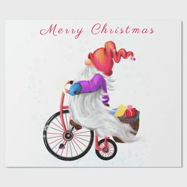 Papier cadeau cadeau cadeau de Noël (Plat)