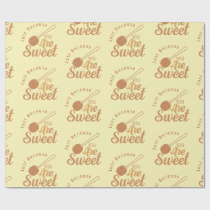 Papier Cadeau Cadeau d'anniversaire de miel pour les invités suc