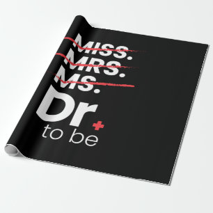 Papier Cadeau Cadeau de diplôme   Docteur