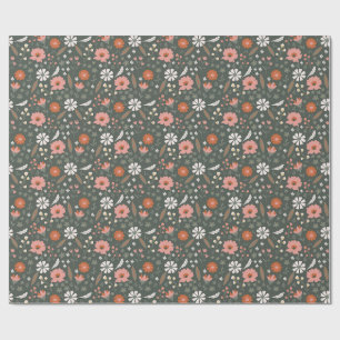 Papier Cadeau Cadeau de la fête des mères   Soyons Fleurs sauvag