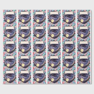 Papier cadeau Cadeau de Lune Céleste
