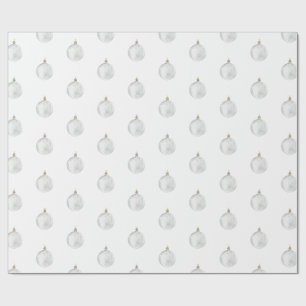 Papier Cadeau Cadeau de Noël blanc pâle et délicieuse moderne