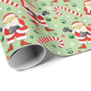 Papier Cadeau Cadeau de Noël de boxe