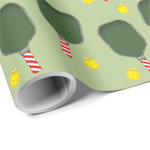 Papier Cadeau Cadeau de Noël de Pickleball