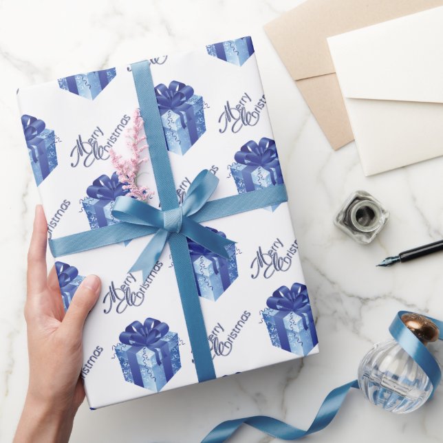 Papier Cadeau Cadeau de Noël Joyeux Papier d'enveloppement de No (Cadeaux)