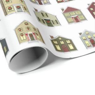 Papier Cadeau Cadeau de Noël pour agent immobilier