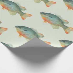 Papier Cadeau Cadeau de poissons de perche de Sunfish de poisson