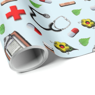 Papier Cadeau Cadeau de retraite du médecin