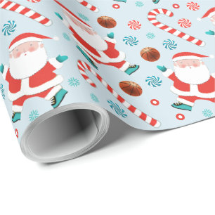 Papier Cadeau Cadeau de vacances de basketball
