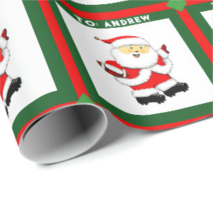 Papier Cadeau Cadeau de vacances de football