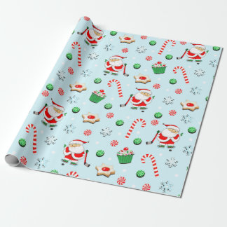Papier Cadeau Cadeau de vacances de hockey