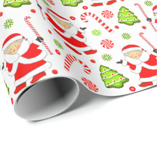 Papier Cadeau Cadeau de vacances de hockey sur gazon
