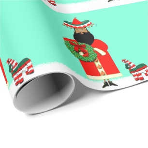Papier Cadeau Cadeau de vacances Feliz Navidad
