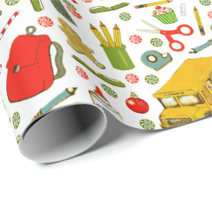 Papier Cadeau Cadeau de vacances pour enseignant