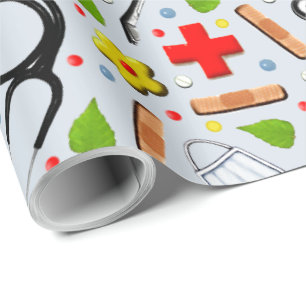 Papier Cadeau Cadeau Médicale