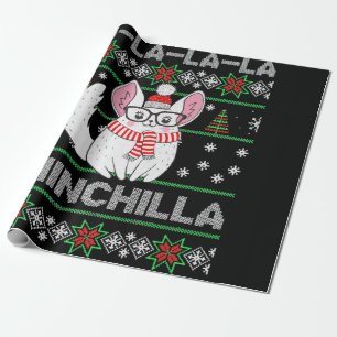 Papier Cadeau Cadeau moche de Noël Chinchilla pour Chinchilla Lo