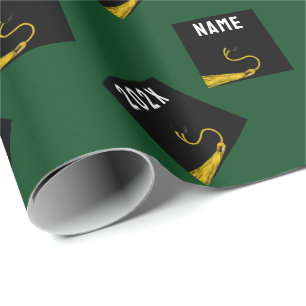 Papier Cadeau Cadeau personnalisé Green
