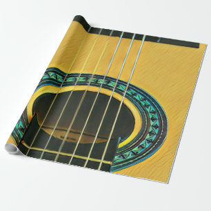Papier Cadeau Cadeau pour petit ami guitariste