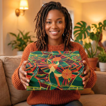 Cadeaux Afro-Américains Tribal Géométrique Soleil