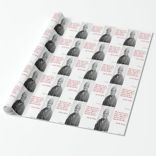 Papier Cadeau Cadeaux de citation de Harriet Tubman "Liberté ou 