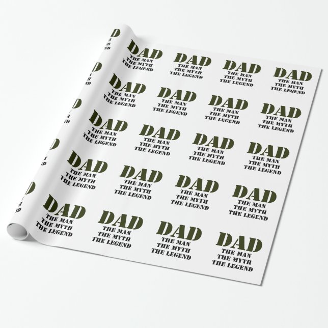Papier Cadeau Cadeaux de fête des pères (Déroulé)